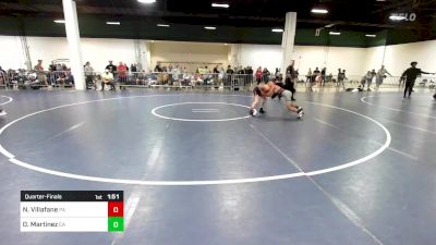 80 lbs Quarterfinal - Nelson Villafane, PA vs Daniel Martinez, CA