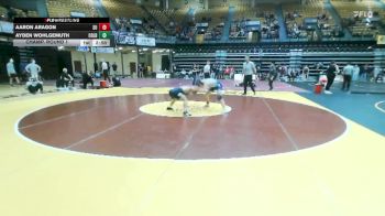 157 lbs Champ. Round 1 - Aaron Aragon, Schreiner Univsrity vs Ayden Wohlgemuth, Colby CC