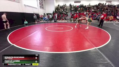 190 lbs Cons. Round 4 - Marcus Lucero, Pueblo County vs Donavon Buschman, Fort Lupton