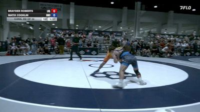 70 kg Cons. Rd Of 32 - Brayden Roberts, Long Island RTC - LIRTC vs Matix Cooklin, Mountaineer Mat Club