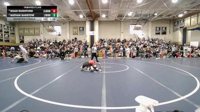 113 lbs Quarterfinal - Noah Rushford, East Longmeadow vs Nathan Barstow, Lynnfield/N.Reading