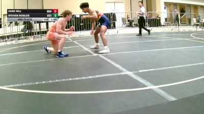 144 lbs 2nd Place - Zane Hill, Grants Pass WC vs Steven Robles, Aces Wr Ac