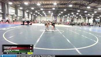 130 lbs Rd# 4- 2:00pm Friday Final Pool - Jacob De La Torre, Ranger WC vs Thomas Lidnsay, Team Ohio