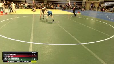 105 lbs Quarterfinal - LeRoy Haaland, LSH (LeSueur/Henderson) vs Reese Schild, Chatfield