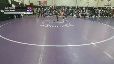 160 Open Quarterfinal - Renee Miguel, Waldorf University vs Leah Willard, University Of Jamestown