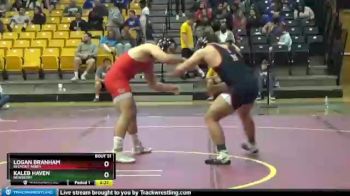 197 lbs Quarterfinal - Logan Branham, Belmont Abbey vs Kaleb Haven, Newberry