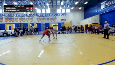 215 lbs 1st Place Match - Logan Silva, Colonial vs Elijah Vansickle, Osceola (Kissimmee)