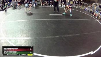 65 lbs Round 3 (4 Team) - Dawson Gassen, South Dakota Thunder vs Bennett Monson, North Dakota 1
