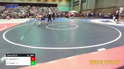 108 lbs Consi Of 32 #1 - Maddox Apodaca, Internal Quest vs Kendrick Finster, Timpanogos Wrestling