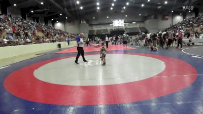 46 lbs Consi Of 8 #2 - Daegan Murdock, Dendy Trained Wrestling vs Cael Ledford, Georgia