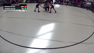15 lbs Quarterfinal - Hudson Walter, Waverly Wrestling Club vs Brooks Wilson, Weeping Water Wrestling Club