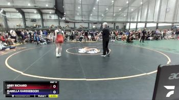 125 lbs Cons. Round 2 - Abby Richard, OR vs Isabella Karsseboom, OR