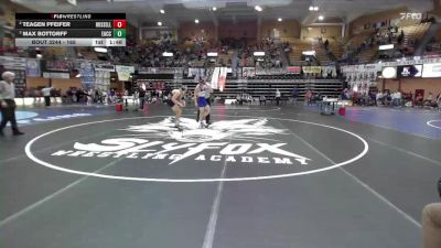 165 lbs Semifinal - Max Bottorff, Effingham-Atchison Co Community Hs vs Teagen Pfeifer, Russell Hs