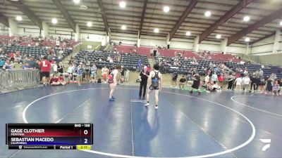 138 lbs Quarterfinal - Gage Clothier, Montana vs Sebastian Macedo, California