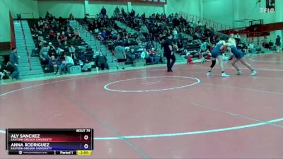 130 lbs Cons. Semi - Anna Rodriguez, Eastern Oregon University vs Aly Sanchez, Eastern Oregon University