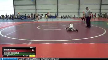 52 lbs Round 2 - Korbin Kiessling, Maryland GOLD vs Ian Montalto, PA White