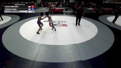 96 lbs Cons. Semis - Lucca Martinez, Rough House Wrestling vs Tristan Alves, Spring Hills Wrestling