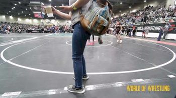 85 lbs Quarterfinal - Sidda Evans, Ogden's Outlaws Wrestling Club vs Aunna Anderson, Oakridge Mat Club