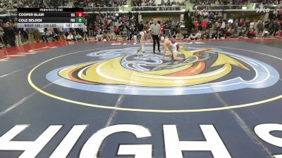 120 lbs Round Of 16 - Cooper Blair, Edward Little vs Cole Belden, Fair Haven