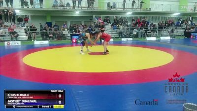 69kg Semifinal - Khushi Jhalli, Canadian Mal Wrestling vs Jasmeet Dhaliwal, Independent WC