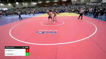 200 lbs Consi Of 16 #1 - Michael Diorio, Mayo Quanchi Judo And Wrestling vs David Jr Steagall, Sweet Home