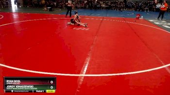 57 lbs Champ. Round 1 - Jordy Ignaszewski, Maple River/United South Central vs Ryan Bosl, LPGE/B Wolves