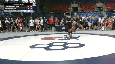 126 lbs Champ. Rd Of 128 - Nathan Matthis, Maryland vs Drew Heisler, Indiana