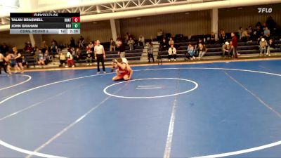 157 lbs Cons. Round 5 - Talan Braswell, Unattached vs John Graham, Northern State