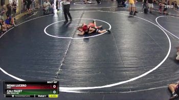 70 lbs Cons. Semi - Noah Lucero, PMA vs Cali Faust, RED WAVE WC