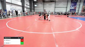 195 lbs Round Of 32 - Benjahmin Wilcox, RI vs Quade Boden, PA