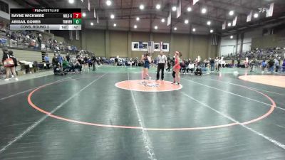 140 lbs Cons. Round 3 - Rayne Wickwire, Millard South vs Abigail Gomes, Timberland