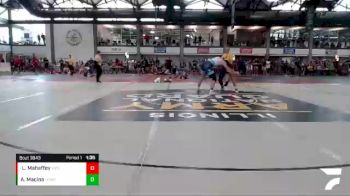 153-162 lbs Champ. Round 1 - Logan Mahaffey, Westville vs Anthony Macina, Elk Grove Village