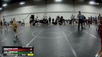 52 lbs Finals (2 Team) - Cael Vermeulen, Mat Warriors vs Sebastian Luthy, Buxton