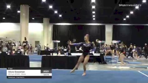 Olivia Bowsman - Floor, BIG Gym #1005 - Illinois - 2021 USA Gymnastics Development Program National Championships