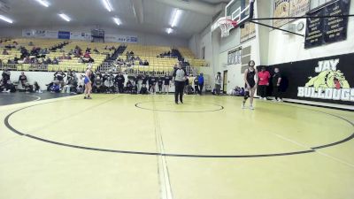 110 lbs Quarterfinal - McKayla Carlisle, Rogers High School Girls vs Sophia Reece, Broken Arrow Girls HS