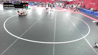 190 lbs Quarters & Wb (16 Team) - Jacob Herman, Franklin Central Flashes A vs Ruben Esquivel, Grayslake Central