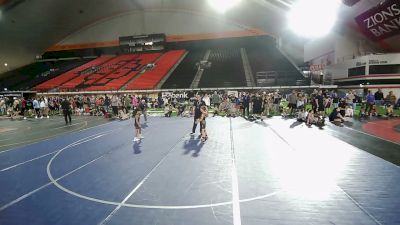 53 lbs Quarters - Bentley Coberly, Oregon vs Stone Artates, Hawaii