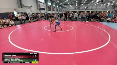 92 lbs Quarterfinal - Hailey Delgado, NXT Level Wrestling Academy vs Mason Aikin, Maverick Elite Wrestling Club