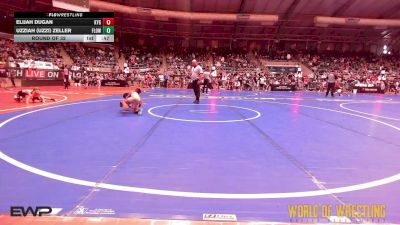 49 lbs Round Of 32 - Elijah Dugan, Kansas Young Guns vs Uzziah (Uzzi) Zeller, Flow Academy Honolulu, HI