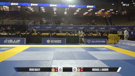 Reiss Bailey vs Michael J. Hadden 2026 Pan Jiu Jitsu IBJJF Championship