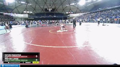 67 lbs Cons. Round 3 - Paeton Lange, Franklin Pierce Cardinal Wrestling Club vs Tayvin Pakootas, Okanogan Underground Wrestling Club