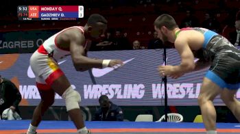 74kg Quarterfinal - Quincy Monday, USA vs Dzhabrail Gadzhiev, AZE