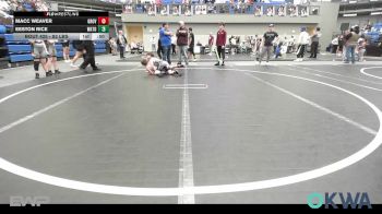 83 lbs Rr Rnd 3 - Macc Weaver, Grover Rains Wrestling Club vs Eeston Rice, Watonga Youth Wrestling