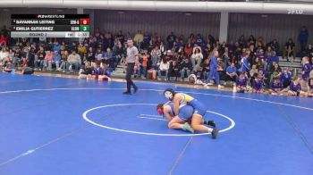 115 lbs Round 3 - Savannah Leiting, Seward vs Emilia Gutierrez, Klein