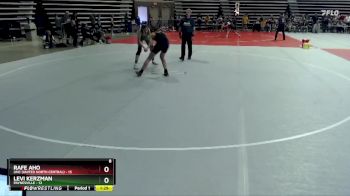 150 lbs Semis (4 Team) - Rafe Aho, UNC (United North Central) vs Levi Kerzman, Paynesville
