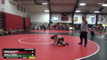 Quarterfinal - Nikolaj Gause, Fort Madison Wrestling Club vs Christian Dixon, Camp Point Central