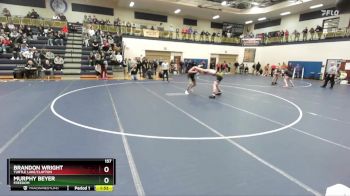 157 lbs Quarterfinal - Brandon Wright, Turtle Lake/Clayton vs Murphy Beyer, Freedom