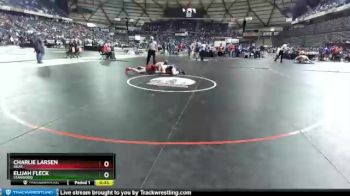 3A 195 lbs Cons. Round 3 - Elijah Fleck, Stanwood vs Charlie Larsen, Silas