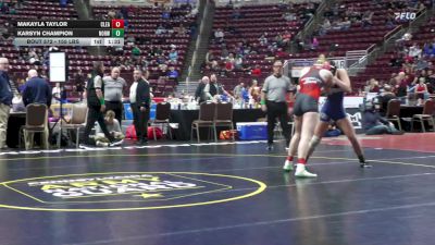 155 lbs First Round - Makayla Taylor, Clearfield-G vs Karsyn Champion, Norwin-G