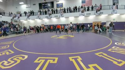145 lbs 1st Place Match - Turner Geis, Worland Middle School vs Carter Overy, Lander Middle School
